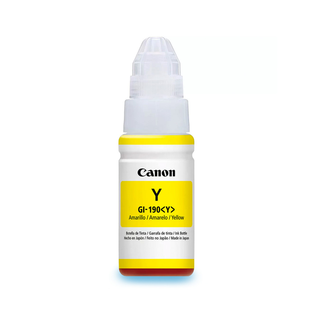 Refil de Tinta Canon GI-190 Amarela em Oferta na Shopee