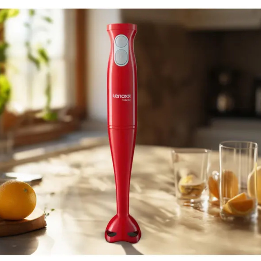 Mixer Facile Red 127V Lenoxx  200W - Compacto - Desmontável