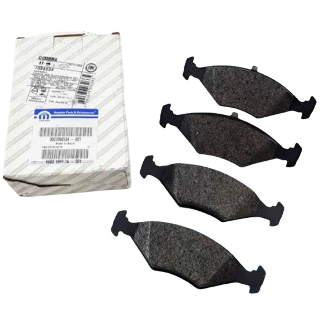 Pastilhas freio dianteiro Fiat Palio 2010 a 2016 1.0 Flex