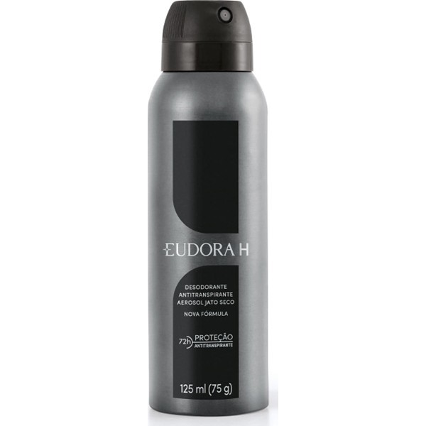 Desodorante Antitranspirante Masculino Eudora H Aerosol 125ml