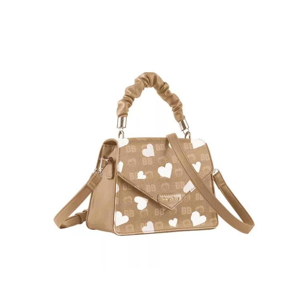 Bolsa Mini Baú BETTY BOOP Bege e Branca - Semax