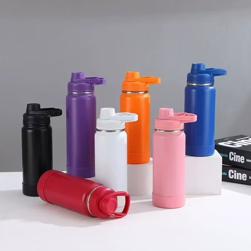 Garrafa térmica de 600/800ML capa protetora de silicone copo de água LINHA PREMIUM!
