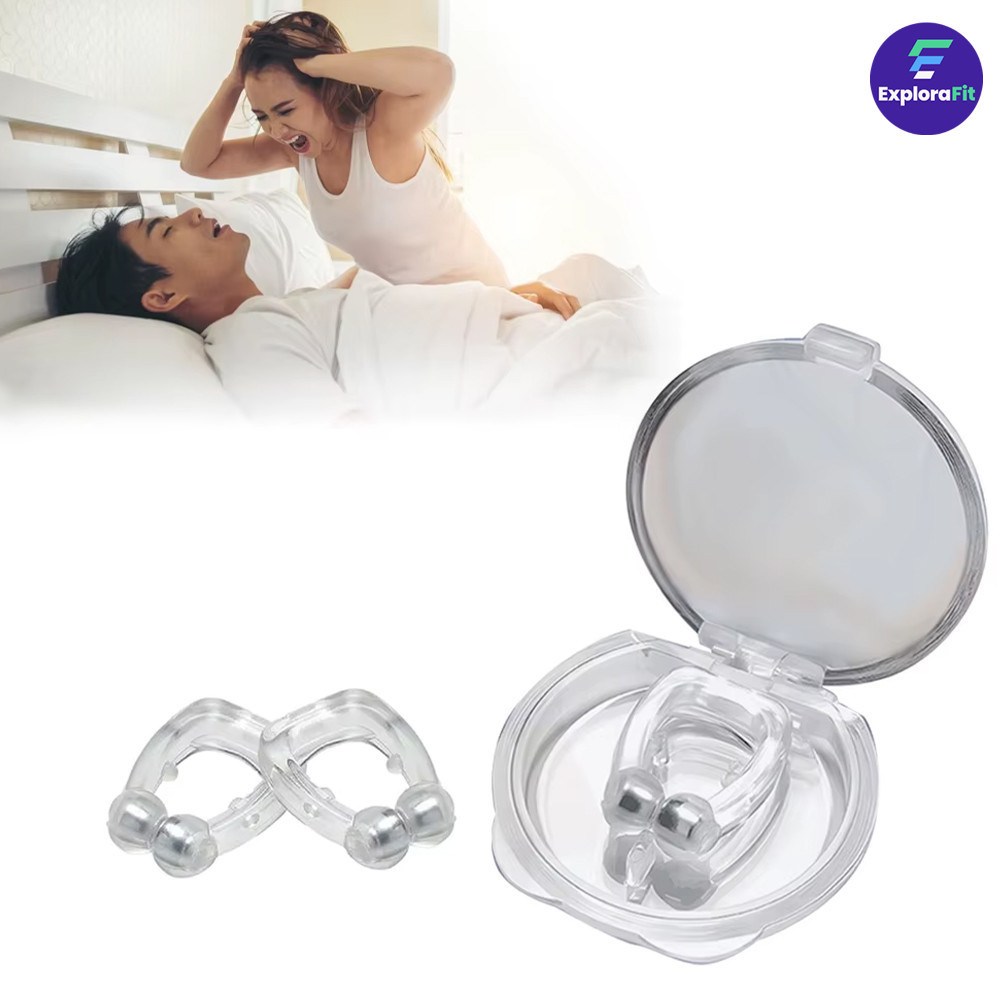 KIT 1.2.3.4.5 Clipe Nasal Anti Ronco Dispositivo Nariz E Apneia Dilatador Magnético