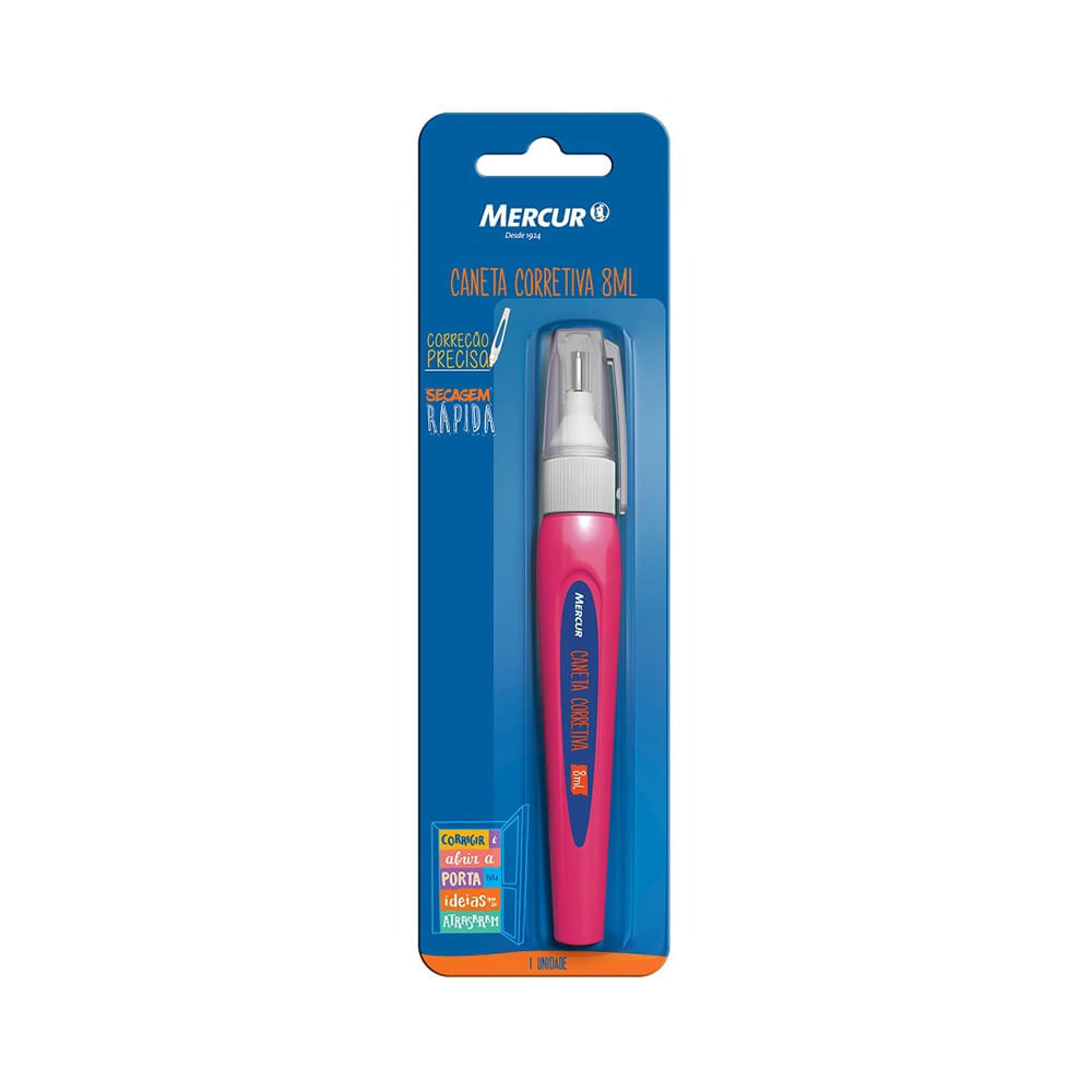 Caneta Corretiva Mercur Design Rosa 8ml - Beauty