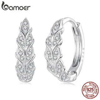 Bamoer 925 Brincos De Prata Esterlina Originais Orelha De Trigo Joias Antialérgicas Presente Feminino em Oferta na Shopee