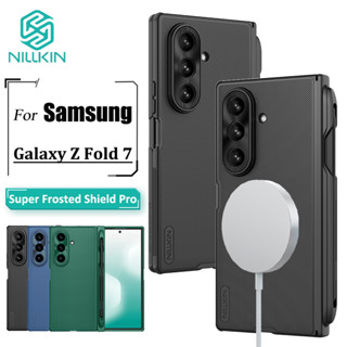 Nillkin Capa Dobrável Magnética Para Samsung Galaxy Z Fold7/Fold 7 Fosca Escudo Anti Impressão Digital Traseira À Prova em Oferta na Shopee