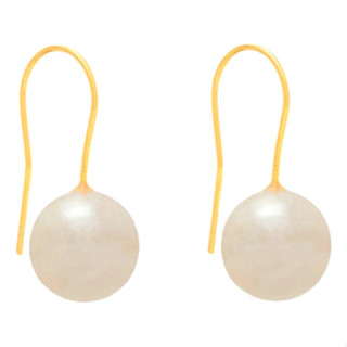 Brinco Rommanel Feminino Folheado A Ouro Com Pérola 522958 em Oferta na Shopee