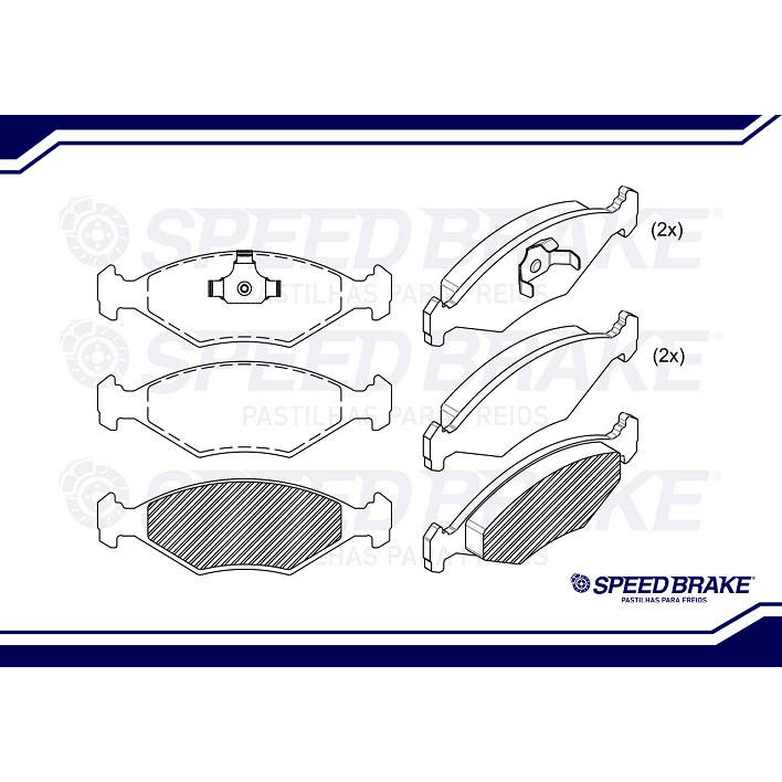 Pastilha Freio Dianteira Uno 1.0 1.3 1.4 8V Turbo 1.5 1.6 8V 1983 Até 2013 Original Seed Brake em Oferta na Shopee