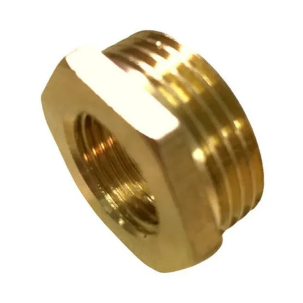 2 pçs bucha redução conexão latão 1/2 x 1/4 rosca bsp - kit