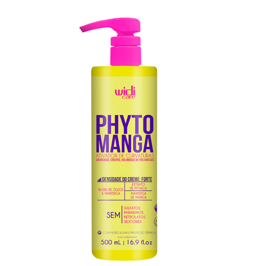 Phytomanga Ativador De Curvaturas Efeito Pesado | Widi Care 500ml | Cacheadas Crespas e Volumosas em Oferta na Shopee