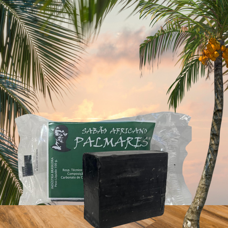KIT com 24 Sabão Da Costa Africano Legítimo Palmares 100 g