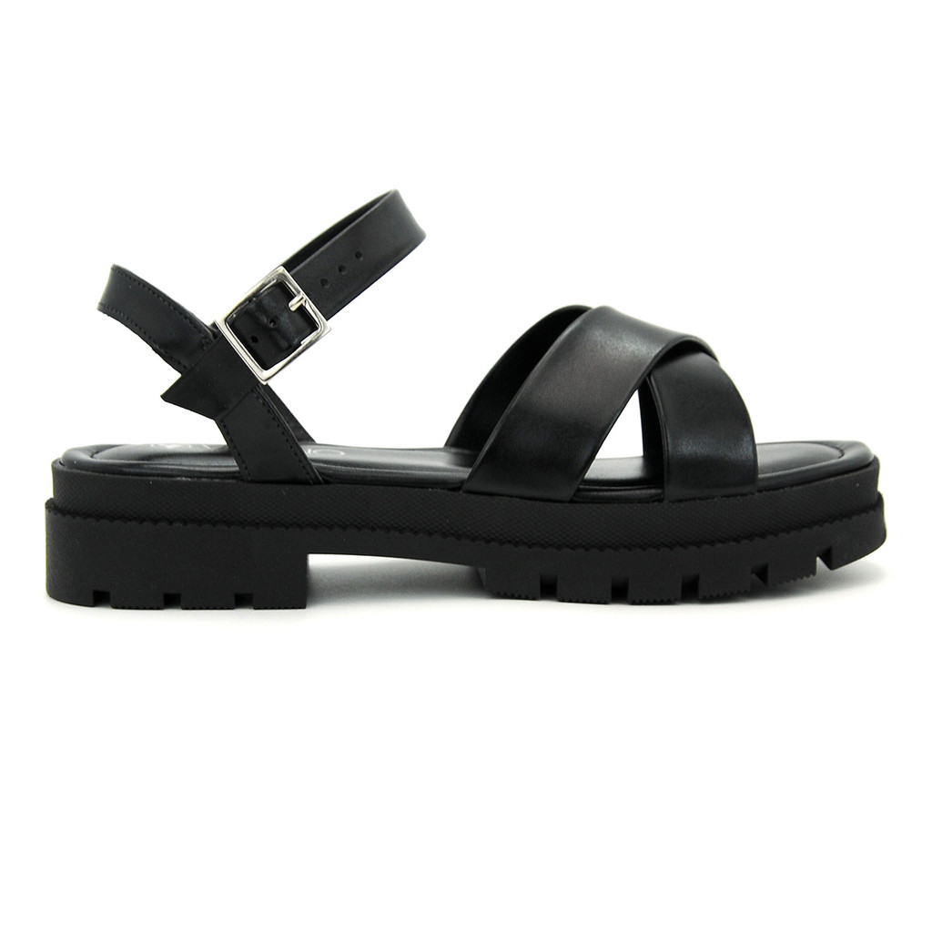 Sandalia Via Uno Original Papete Flatform Baixo Feminino 934
