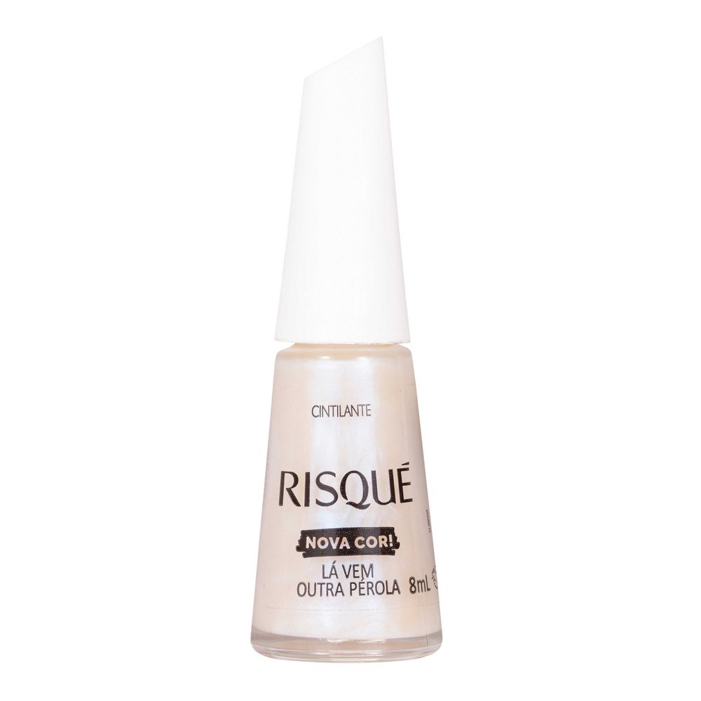 Esmalte Risqué Cintilante Lá vem Outra Pérola 8ml - Beauty