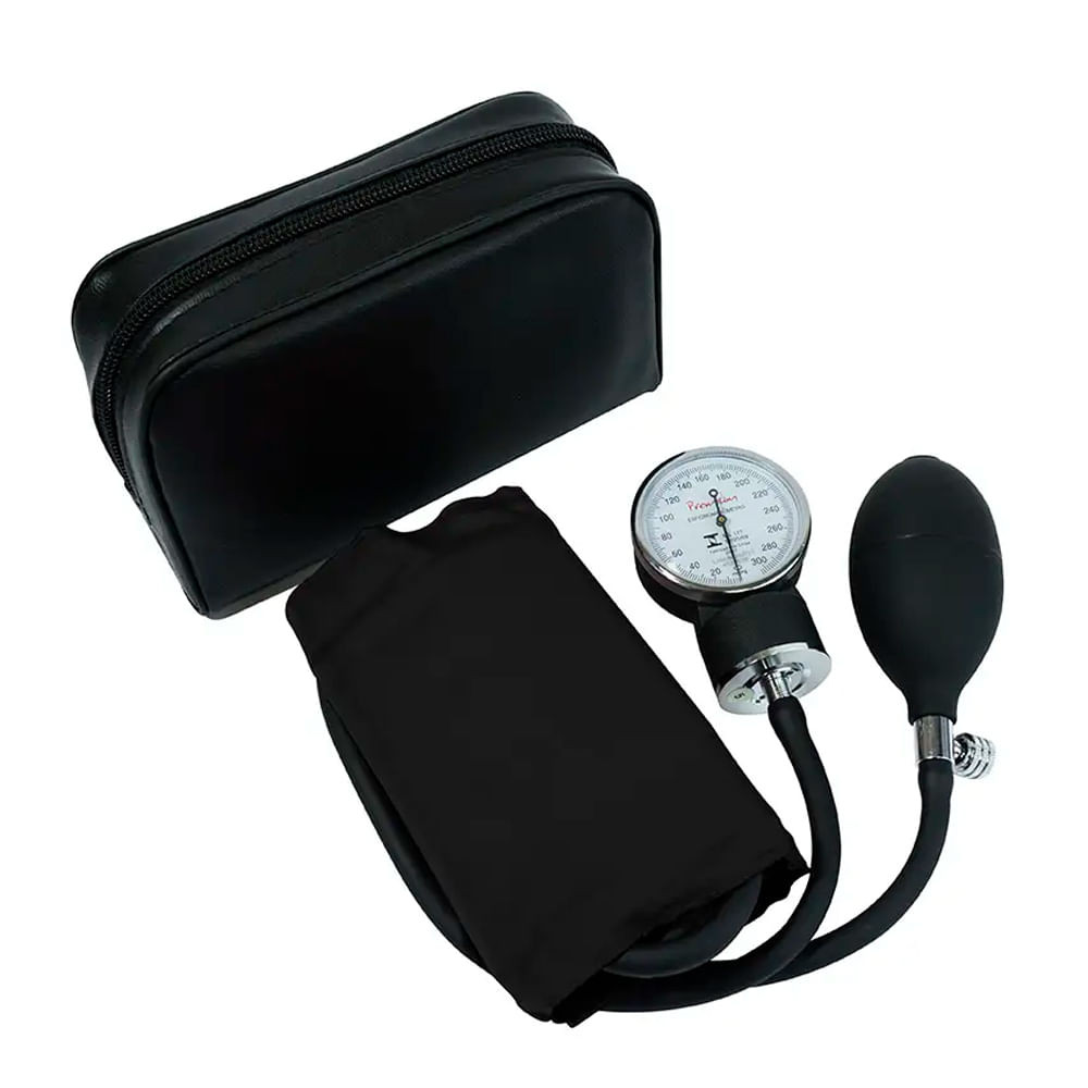 Esfigmomanômetro Aneroide Premium Nylon Preto ESFH20PR - Health