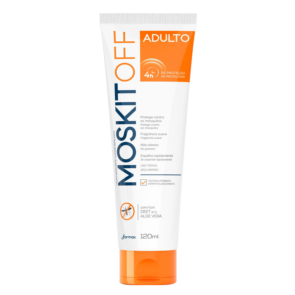 Repelente MoskitOff Loção Adulto 120ml - Beauty