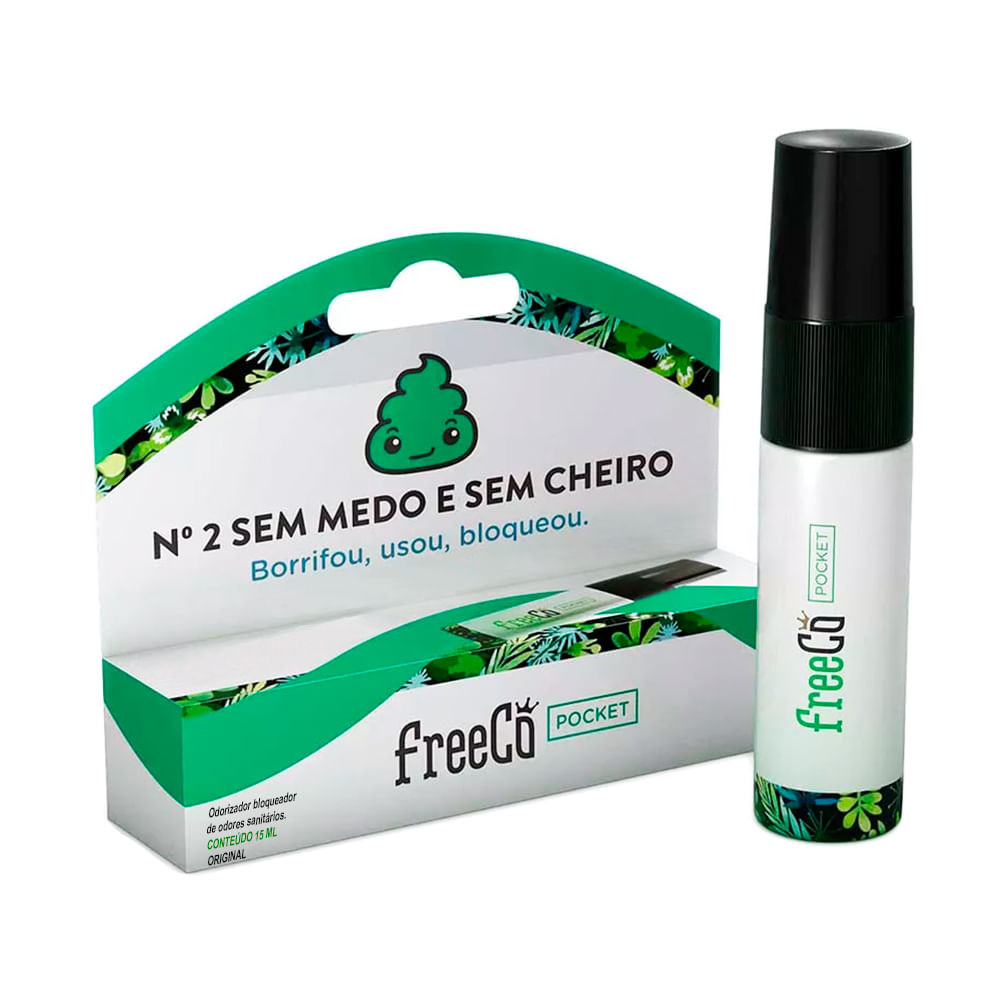 Bloqueador de Odores Sanitários FreeCô Pocket Original 15ml - Pets
