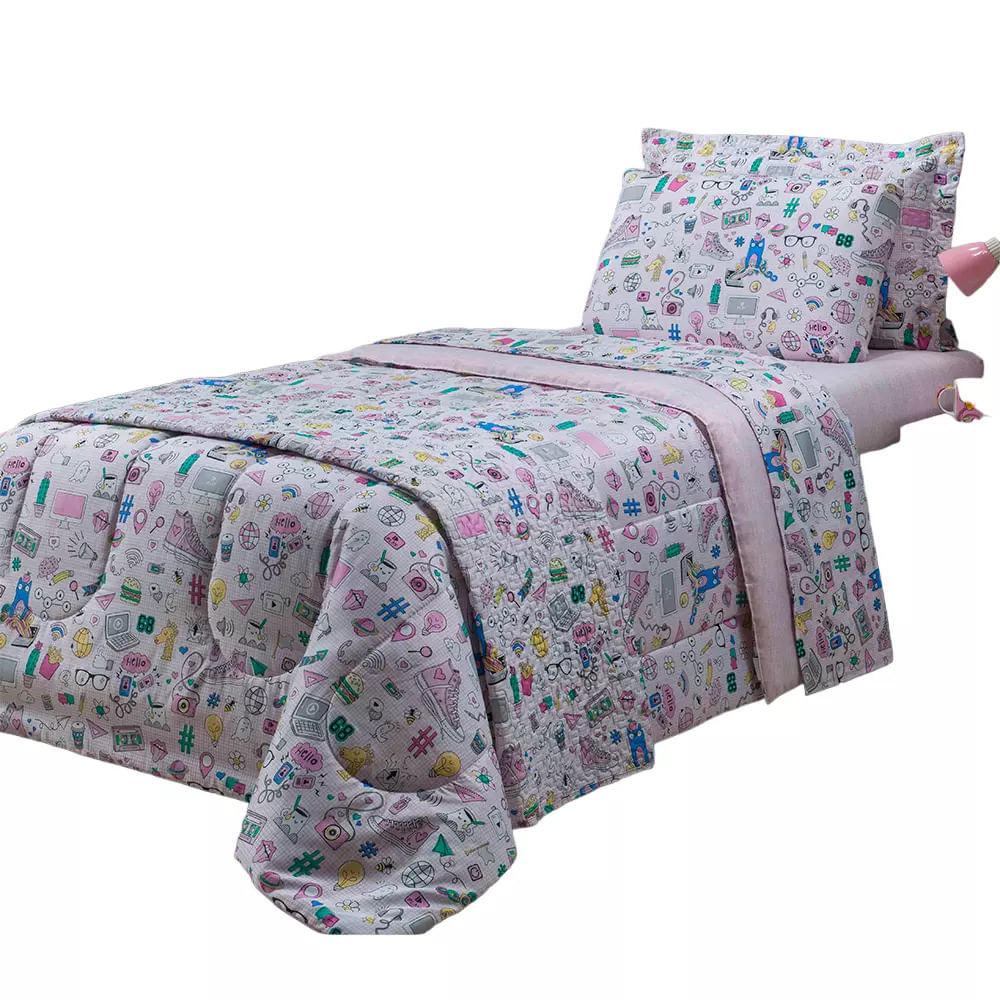 Capa Fronha de Travesseiro Cazza Menina - Item Sortido - Home & Living