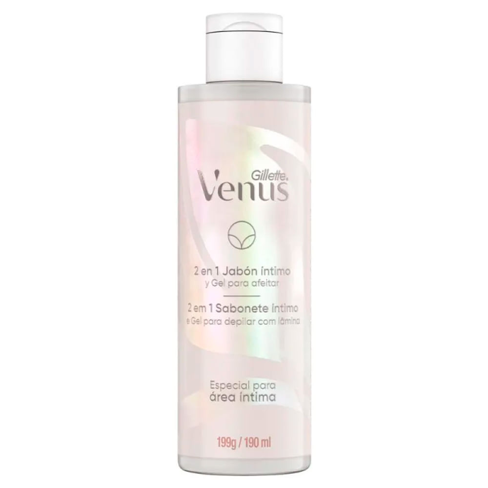 Sabonete Íntimo Gillette Venus 2 em 1 Cleanser 192ml - Beauty
