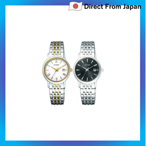Relógio Feminino Citizen Collection Eco-Drive, Ew1580-50g, Modelo Par Prata/Ouro,Preto,Branco