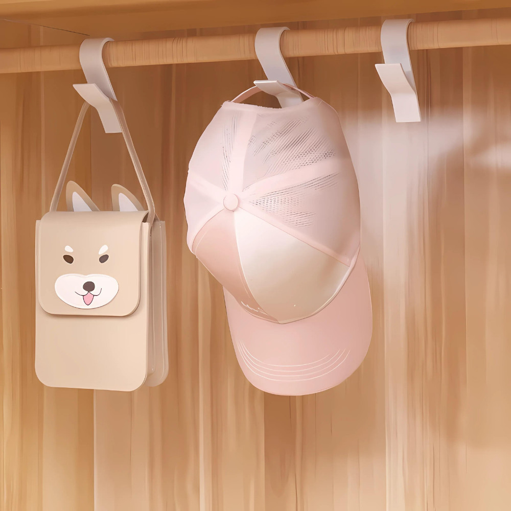 Gancho Cabide  de Armario Multiuso e Decorativos Fortes Para Bolsas Bones Roupas e Toalhas Porta