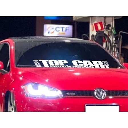 ADESIVO PARA PARABRISA DE CARRO TOP CAR SUSPENÇÃO PREPARADA TOP ALTA QUALIDADE