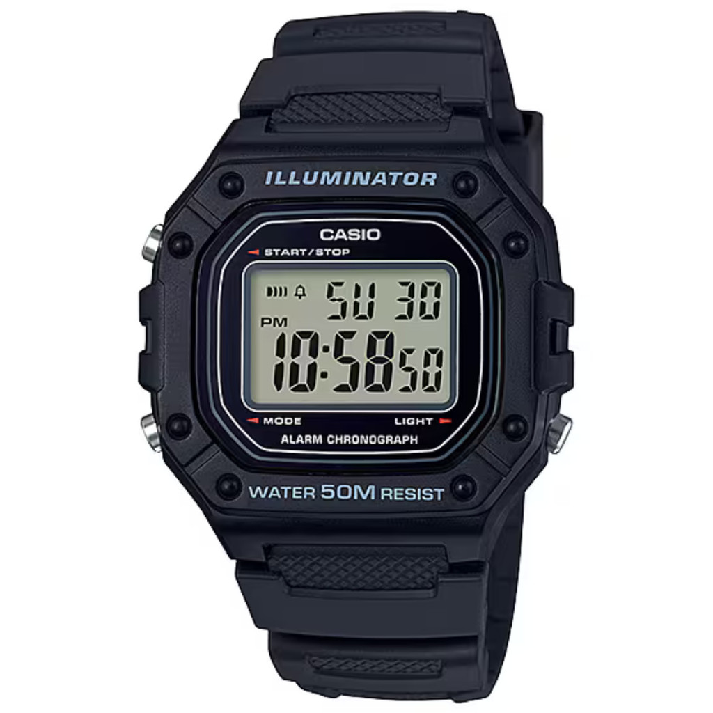 Relógio Casio Unissex Digital W-218H-1AVDF em Oferta na Shopee