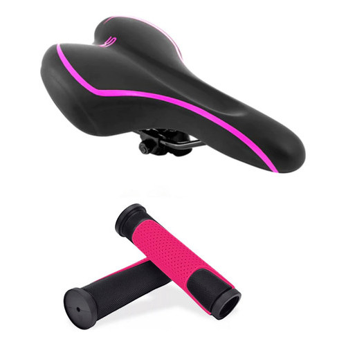 KIT SELIM SELLE ROYAL RVS + MANOPLA BICOLOR GTA