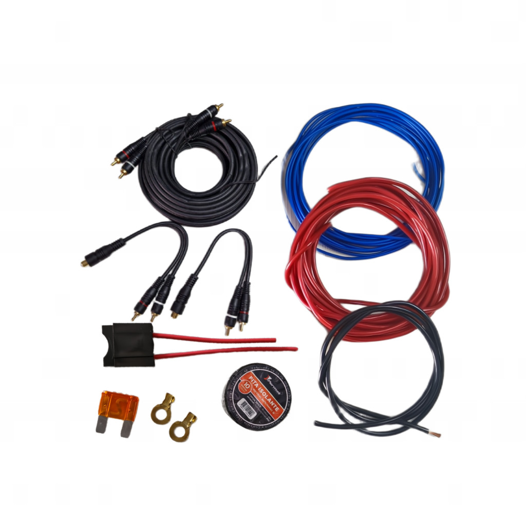 Kit Fiação Instalação Som Modulo Amplificador 400w /500w RMS
