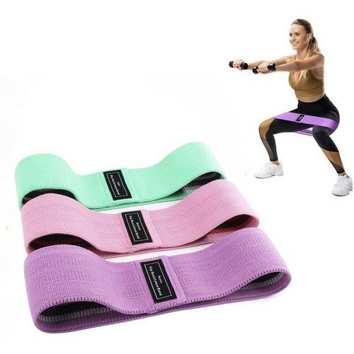 Kit 03 Faixas Elásticas Super Band Treino Resistência Yoga Fitness Pilates Material Resistente em Oferta na Shopee