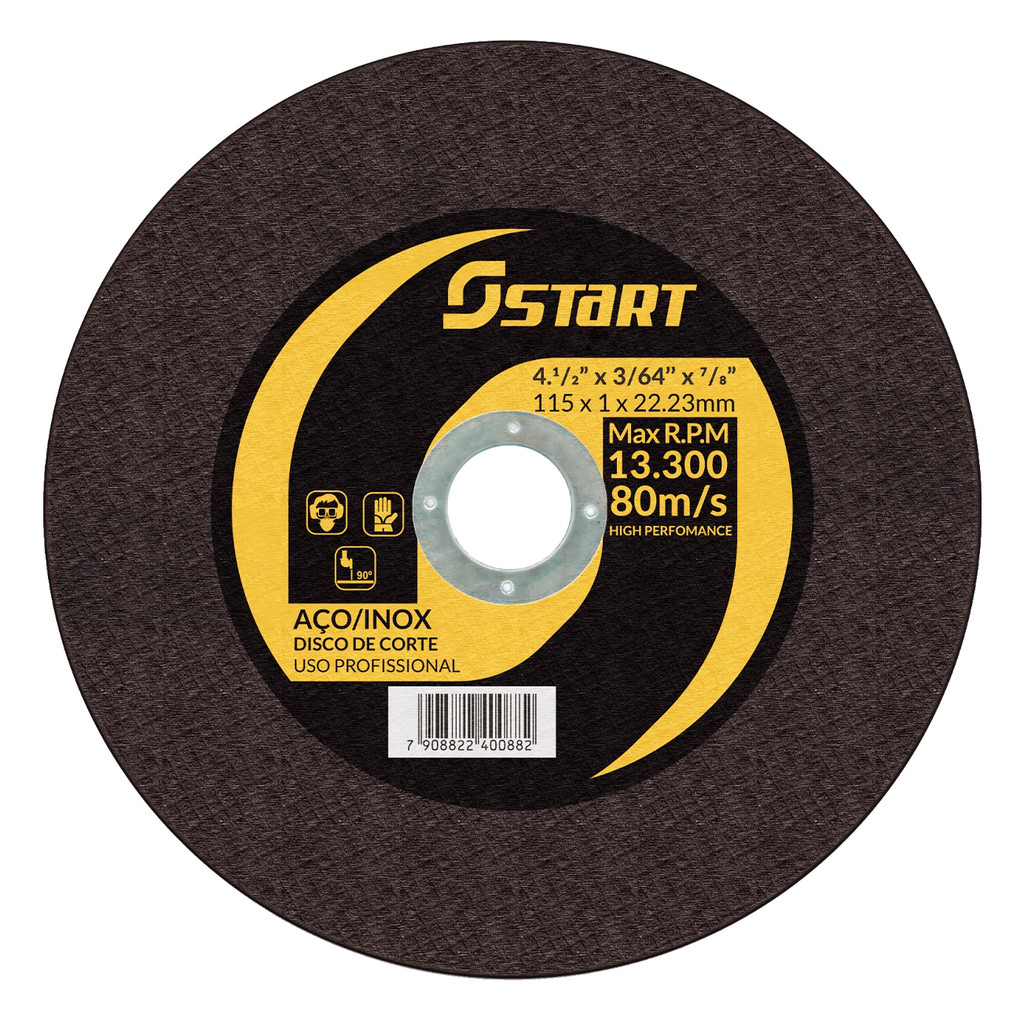 Disco Corte Fino Inox 4.1/2 X 1,0 Para Esmerilhadeira em Oferta na Shopee