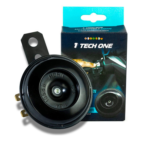 Imagem Buzina Tipo Xavequinho Para Moto 12v Agudo Techone