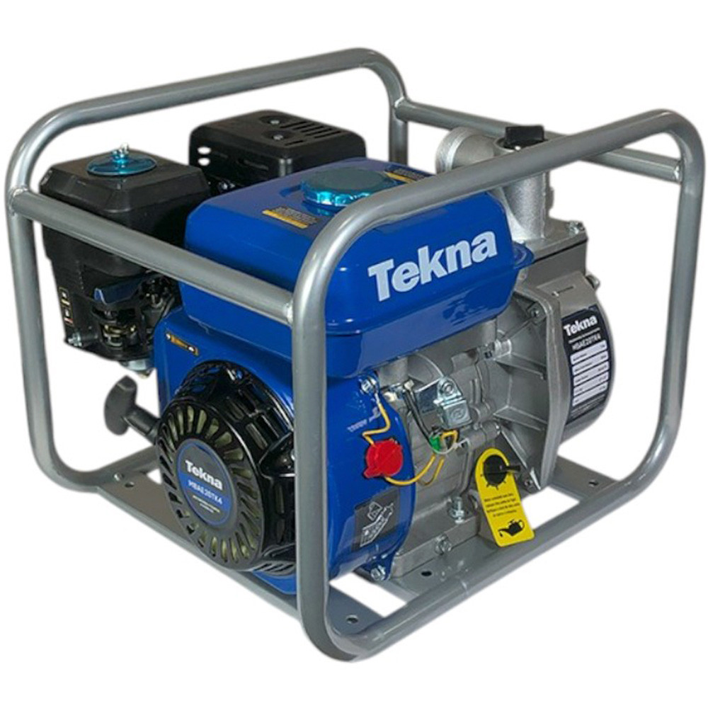 Motobomba Autoescorvante 4 Tempos 163cc Tekna 5.5hp com Partida Manual Quadro em Alumínio Sucção 2x2 em Oferta na Shopee
