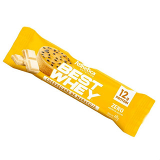 Barra Proteica Best Whey Bar Cheesecake De Maracujá Atlhetica 49g em Oferta na Shopee
