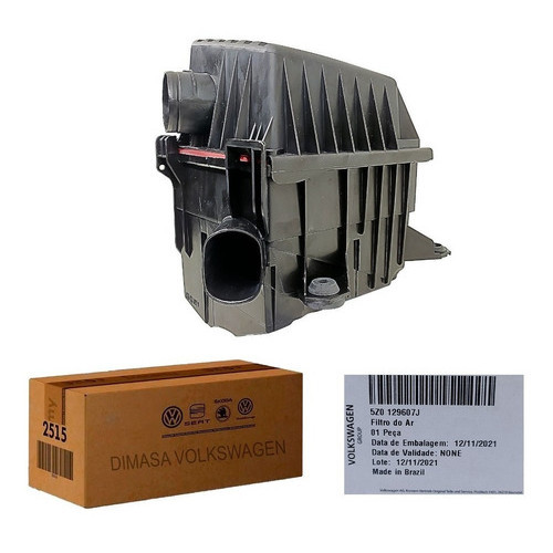 Caixa Filtro De Ar Completa Polo Sedan 2012 A 2015 Original