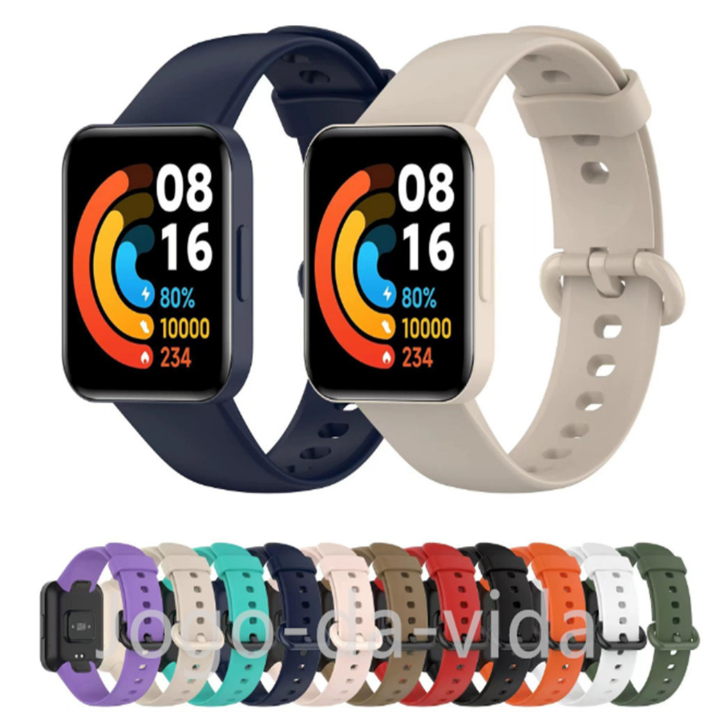 Pulseira De Silicone Colorida Para Xiaomi Redmi Watch 2/2Lite DK store DK store em Oferta na Shopee