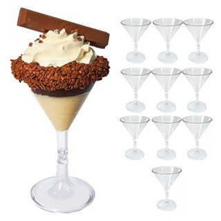 Mini Taça Coquetel Acrílico Transparente - 60ml - 10 Un em Oferta na Shopee