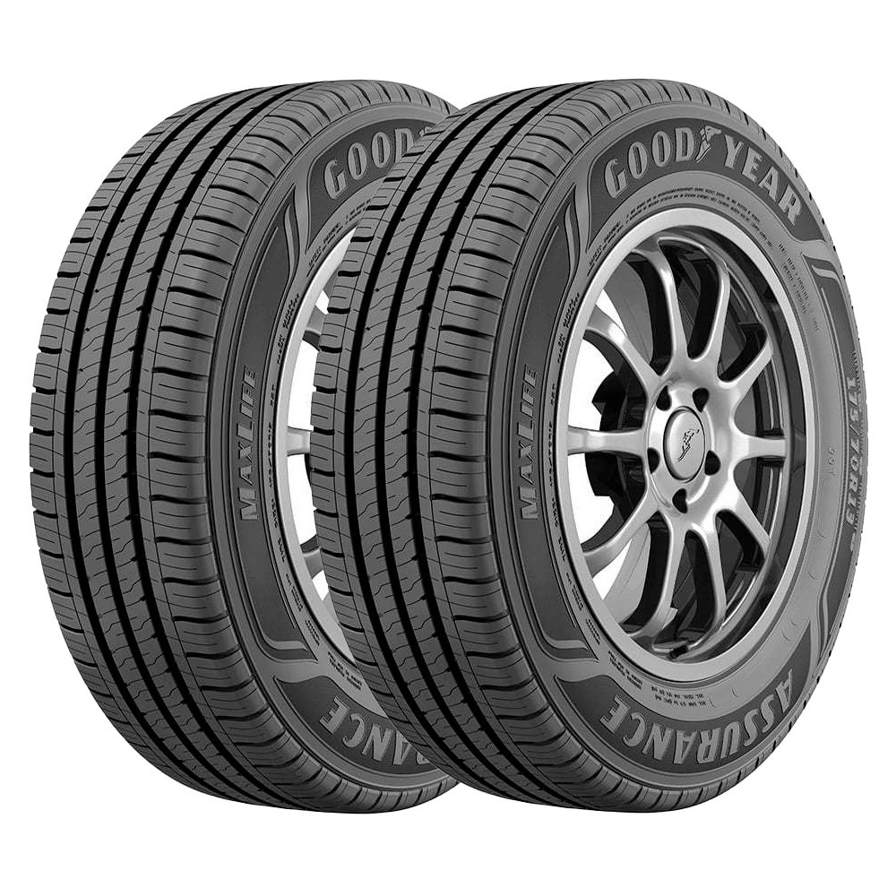 Jogo 2 Pneus Goodyear Aro 13 Assurance Maxlife 175/70R13 82T - Spare Parts and Accessories for Vehicles