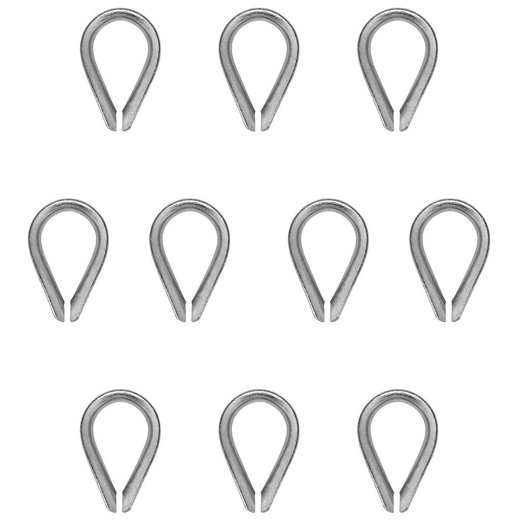 Kit Sapatilha Para Cabo De Aço 1/8'' - 8,0001 (Com 10 Unidades) - Nord