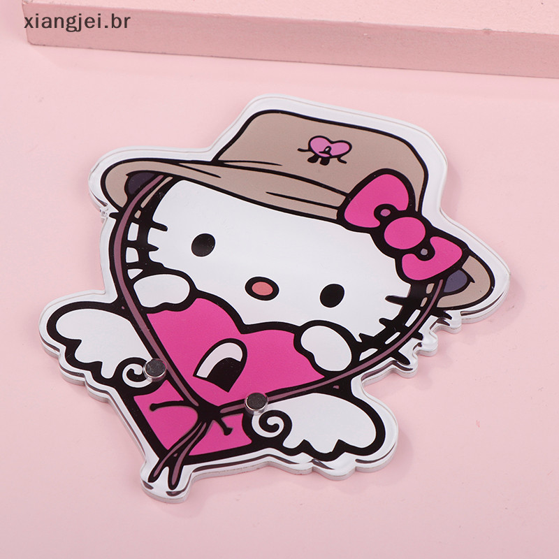 xiangjei Sanrio Wear Hat Hello Kitty Sucção Magnética Extensão Acrílica De Pestanas Falsas Porta Bandeja BR