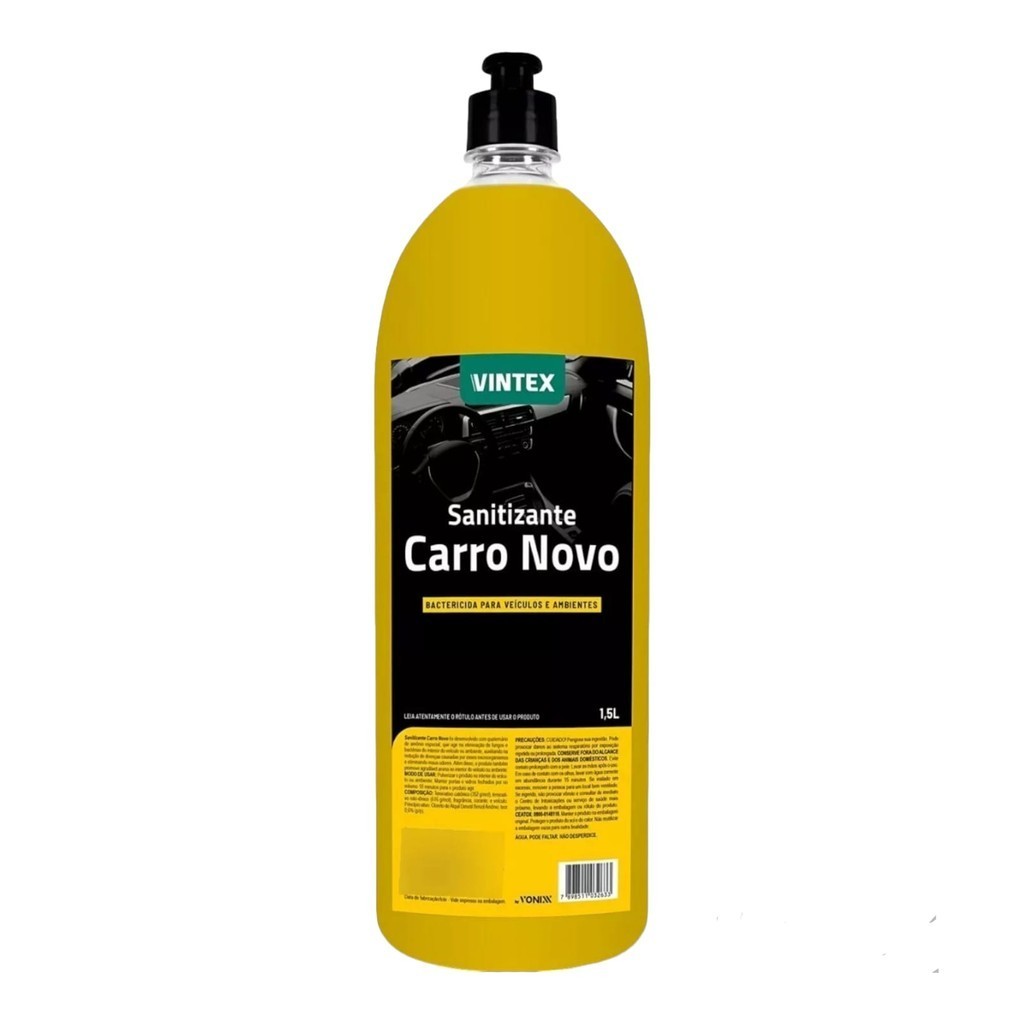 Aromatizante Sanitizante Cheirinho Carro Novo Vintex 1,5l em Oferta na Shopee
