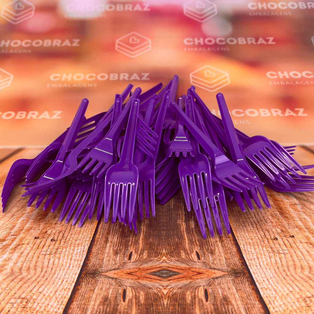 50~250 GARFO SOBREMESA PS ROXO BELLO FESTAS em Oferta na Shopee