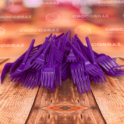 50~250 GARFO SOBREMESA PS ROXO BELLO FESTAS(CHOCO)