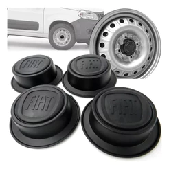 Jogo 4 Calotinhas Copinho Fiat Roda Ferro Fiorino Uno Strada