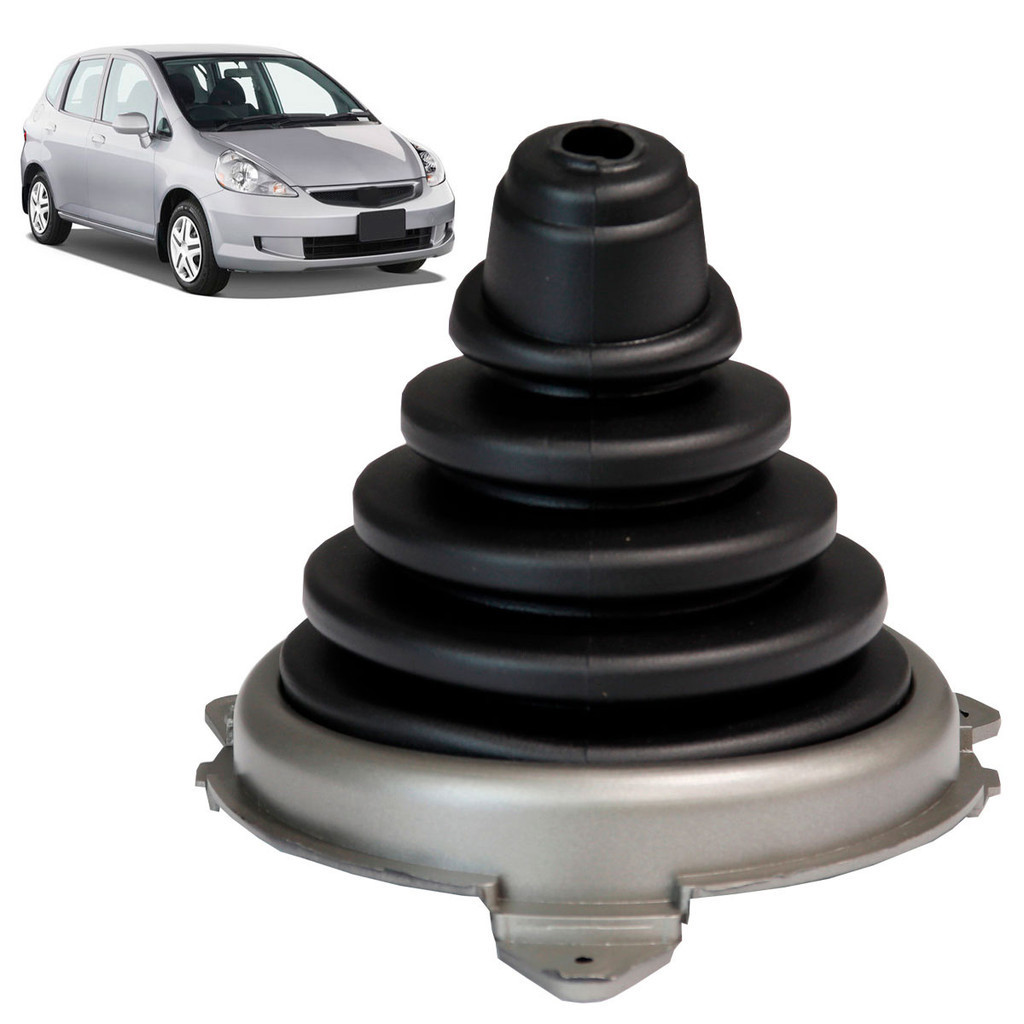 Coifa Do Cambio Fit 2003 Até 2008 Preta Sanfonada C/ Base Cinza em Oferta na Shopee