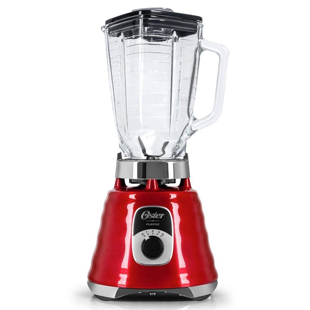 Liquidificador Oster Clássico Vermelho 1,25L 110V em Oferta na Shopee