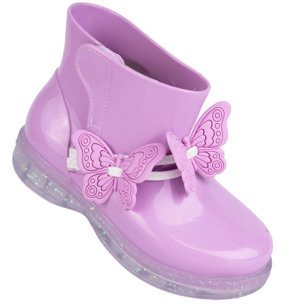 Galocha Infantil Mia Baby Cano Baixo WorldColors - Lilás