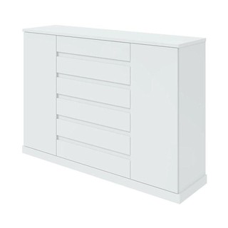 Cômoda Sapateira Vedra Branco Brilho - Lopas em Oferta na Shopee