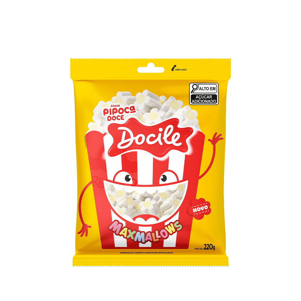 Marshmallow Pipoca 220g - Docile em Oferta na Shopee