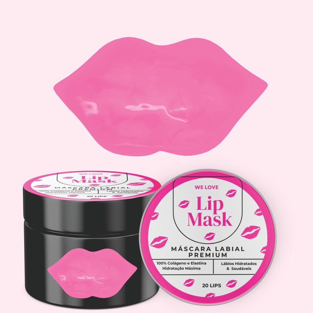 Máscara labial de Gel Hidratante Para os  Lábios-boca ressecada-suaviza rachaduras labiais
