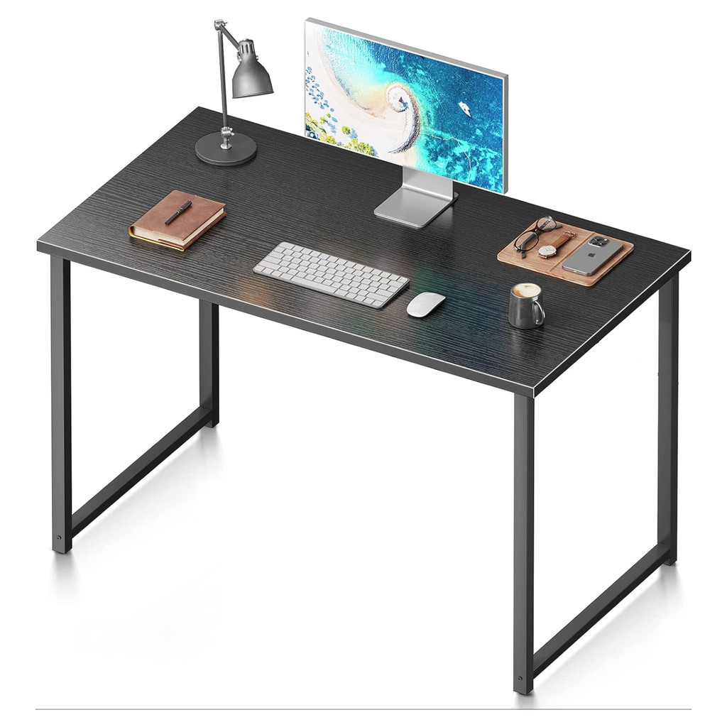 Mesa Escrivaninha MDF Preta Industrial 90 CM Moderna Home Office Quarto Estudo Computador Notebook